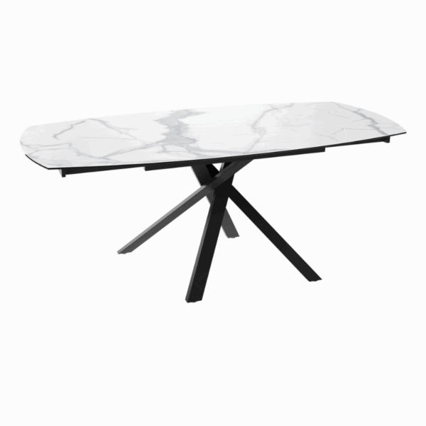 Table KHEOPS en céramique extensible avec un système d'ouverture très facile