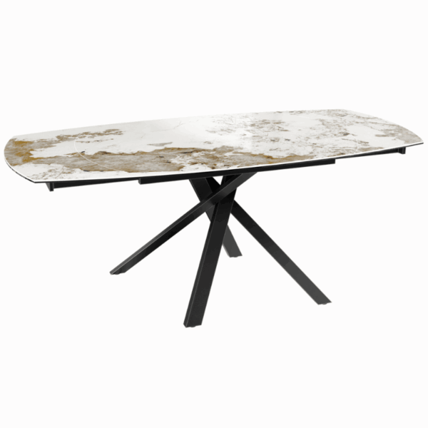 Table KHEOPS en céramique extensible avec un système d'ouverture très facile