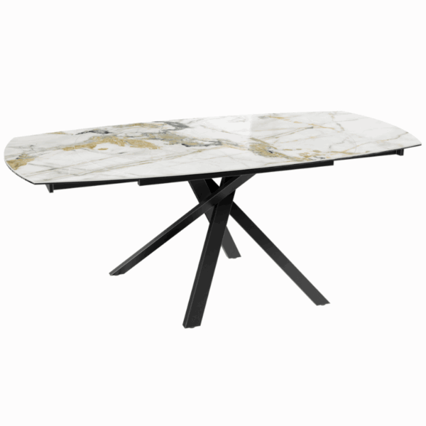 Table KHEOPS en céramique extensible avec un système d'ouverture très facile