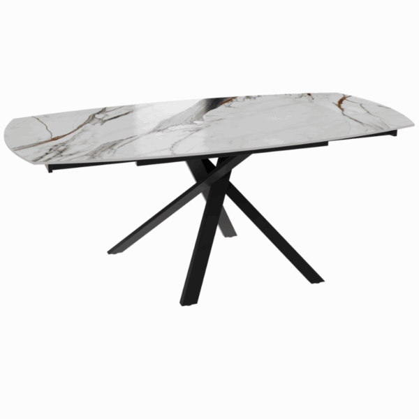 Table KHEOPS en céramique extensible avec un système d'ouverture très facile