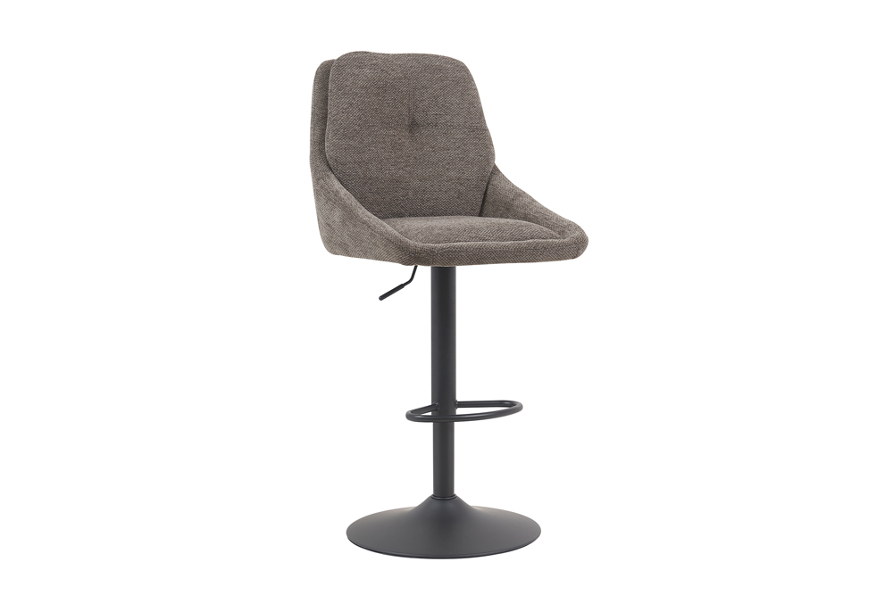 Chaise de bar SABINE réglable en hauteur coloris gris.