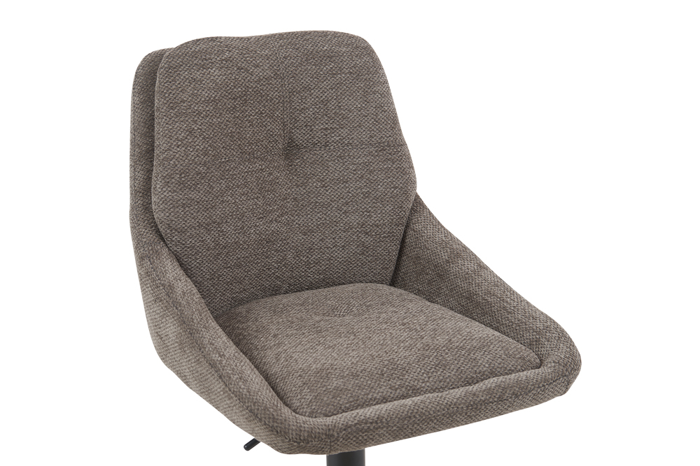 Chaise de bar SABINE réglable en hauteur coloris gris.