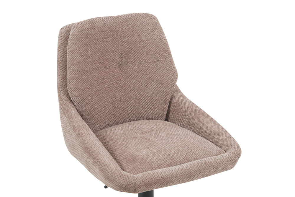 Chaise de bar SABINE réglable en hauteur coloris sable.Chaise de bar SABINE réglable en hauteur coloris sable.