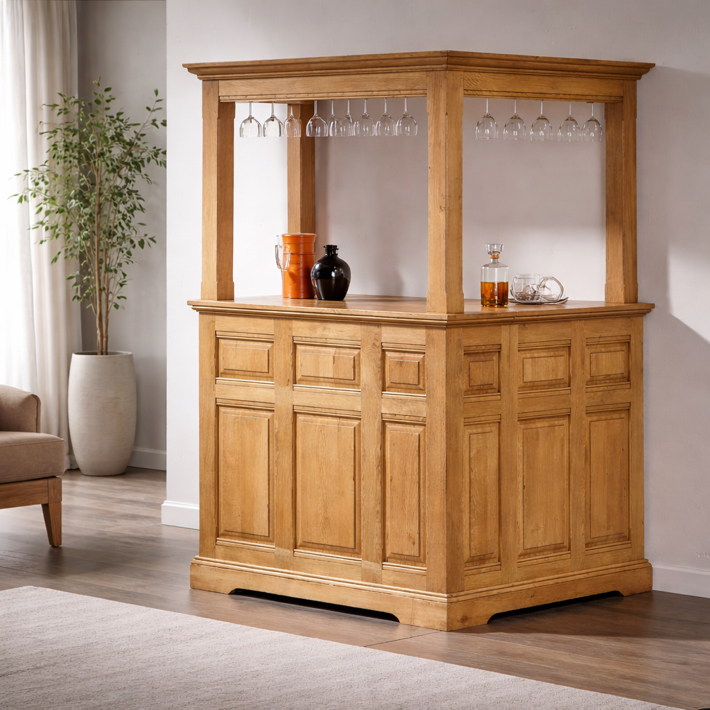 Salle à manger HONFLEUR fabriqué en 100% chêne massif. Teinte au choix. Large choix de meubles.