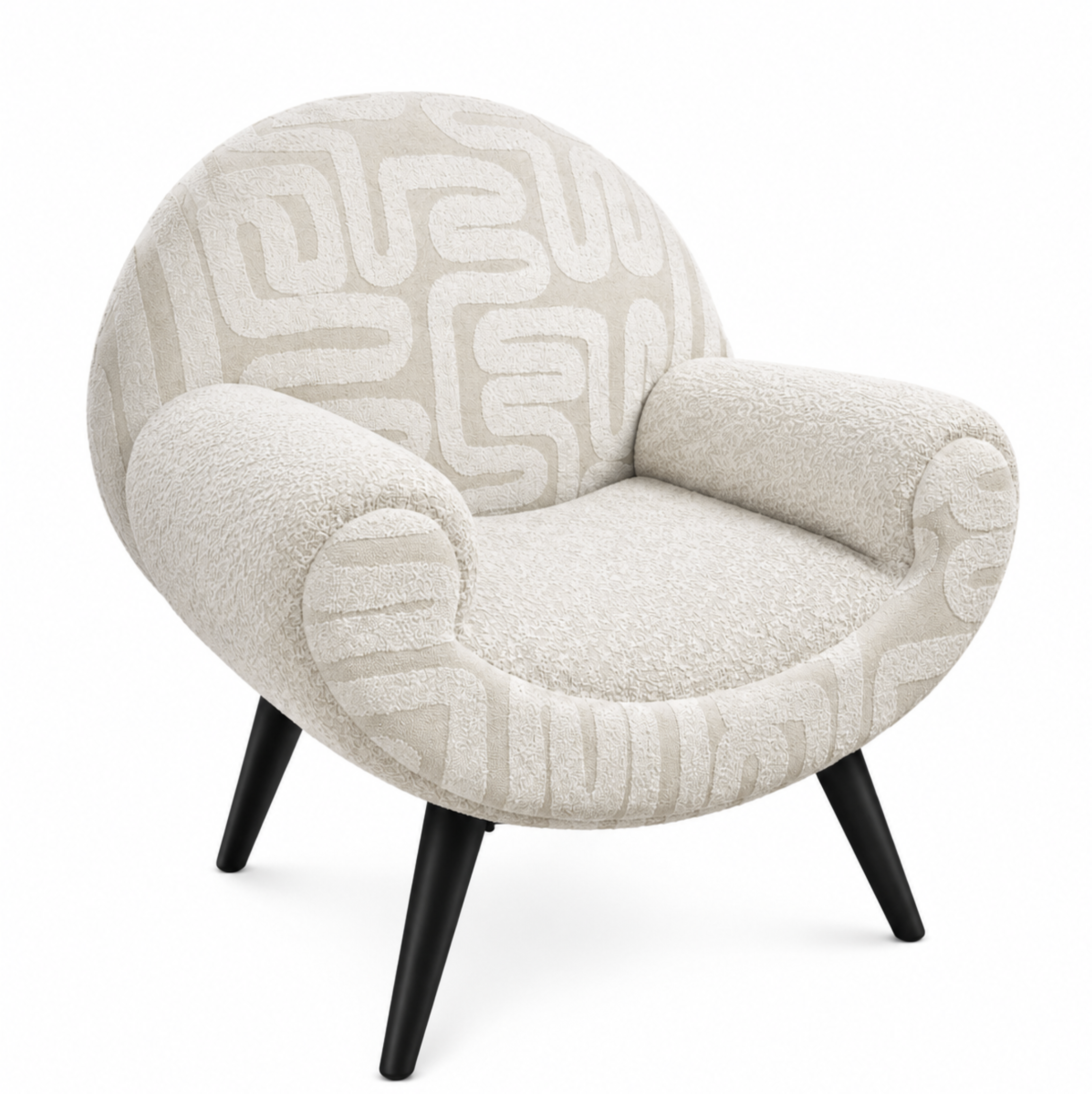 Fauteuil ALC disponible sur mesure dans plus de cent tissus différents. Fabrication espagnole. Moderne et confortable