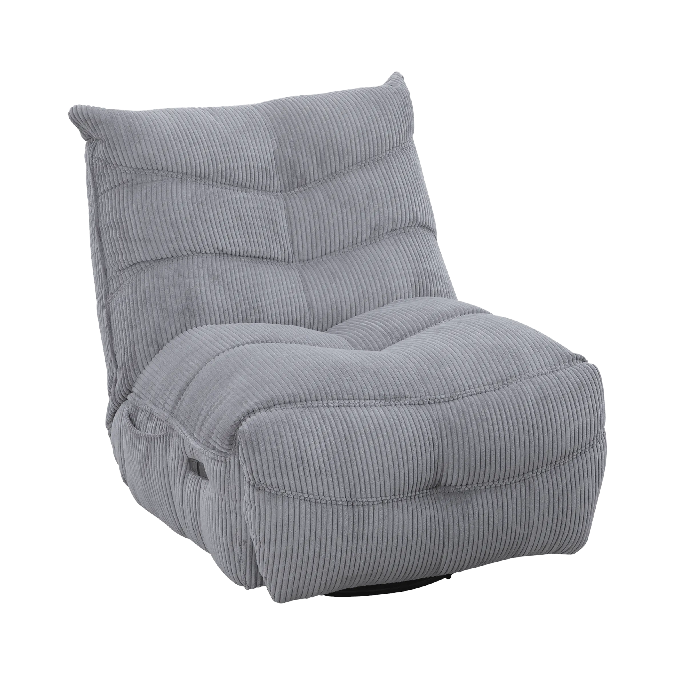 SMOOTHIE, le fauteuil électrique relax en velours côtelé disponible en plusieurs coloris