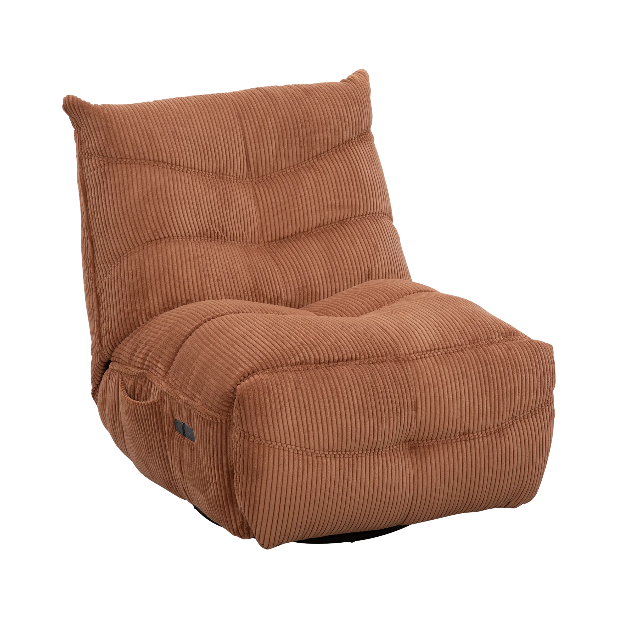 SMOOTHIE, le fauteuil électrique relax en velours côtelé disponible en plusieurs coloris