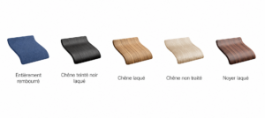 Revêtement disponibles pour le fauteuil TIMEOUT
