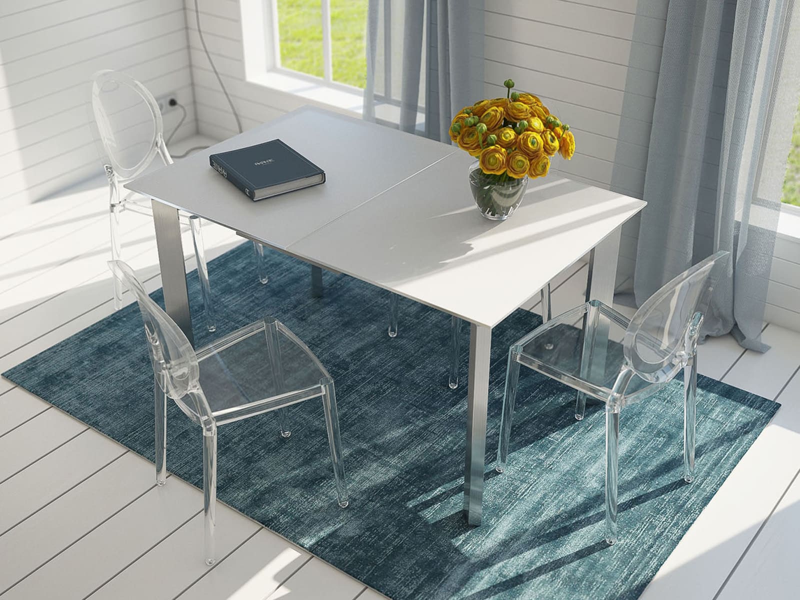 Chaise LAFAYETTE en polycarbonate transparent