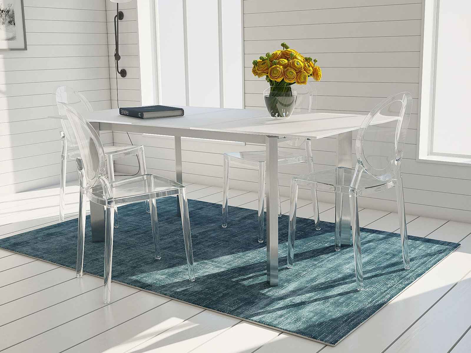 Chaise LAFAYETTE en polycarbonate transparent