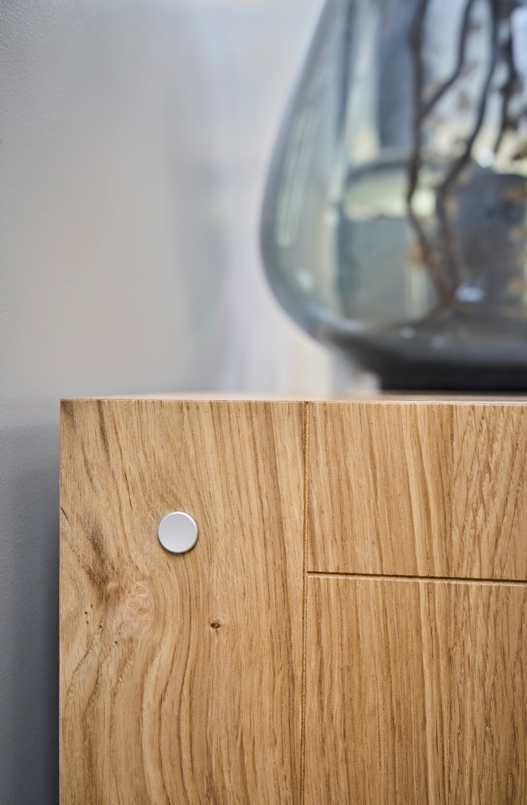 Enfilade EXTREM en chêne massif et céramique. Led incrustée. Fabriqué par COUTURE