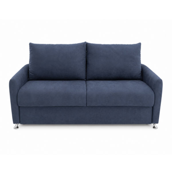 Canapé convertible JERRY avec un matelas de 140 x 200 x 17 cm. Disponible très rapidement, et dans plusieurs tissus.